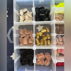 Red Aspen Short Square nail dashes (VARIETY)